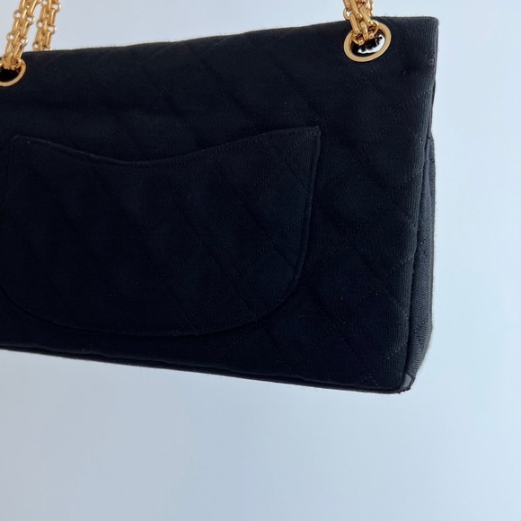 Chanel Medium Jersey 24 Kt Double Flap Bag - Picture 7 of 16